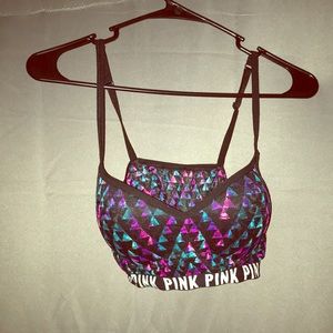 Pink multi color bra Lette